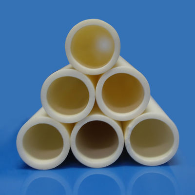 Advanced Material Ceramic Alumina Tube Pure White High Wear Resistance
